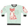 "Shiba Inu wearing a 'No One Knows' motivational sweatshirt"