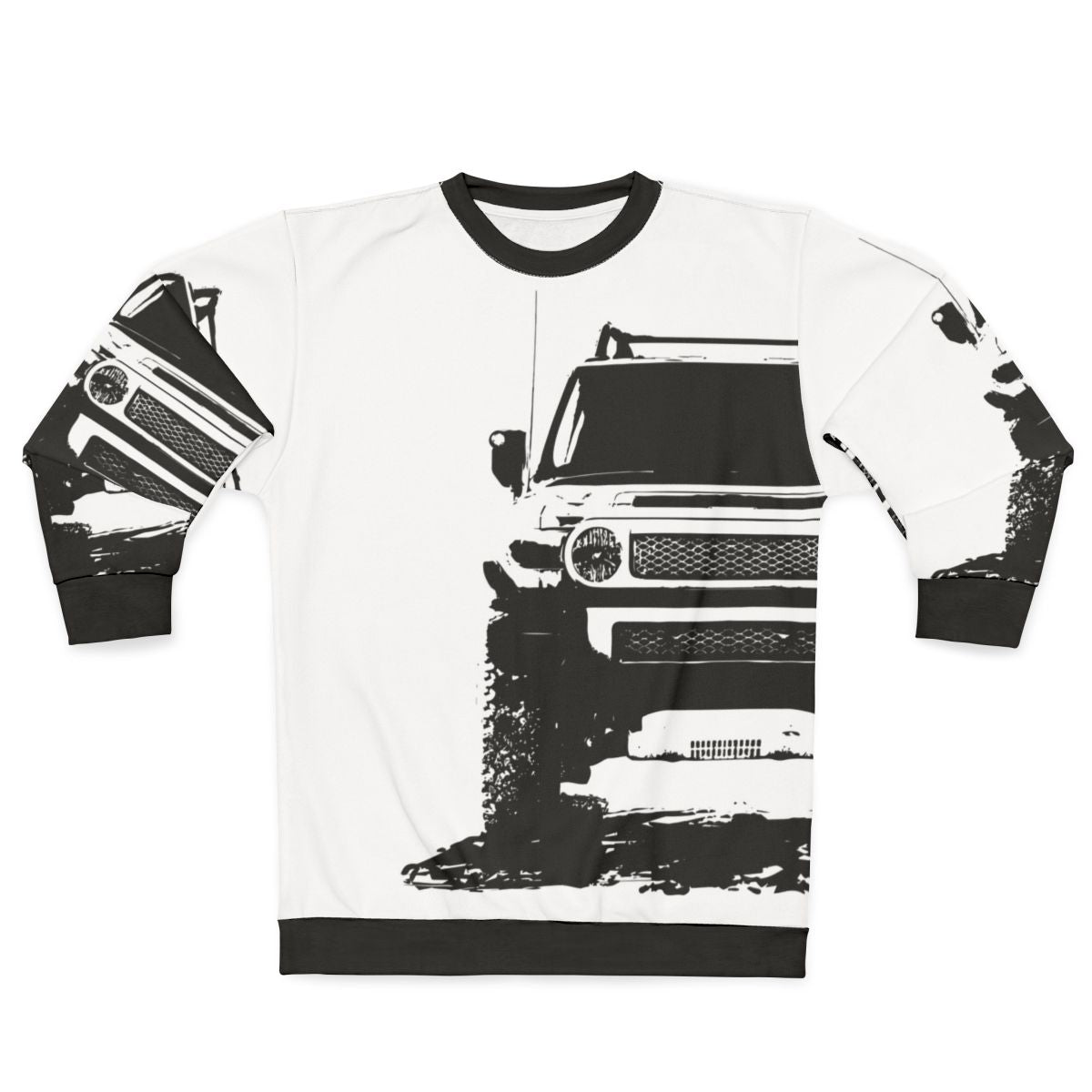 No Road No Problem Sweatshirt for FJ Cruiser and Off-Road Enthusiasts