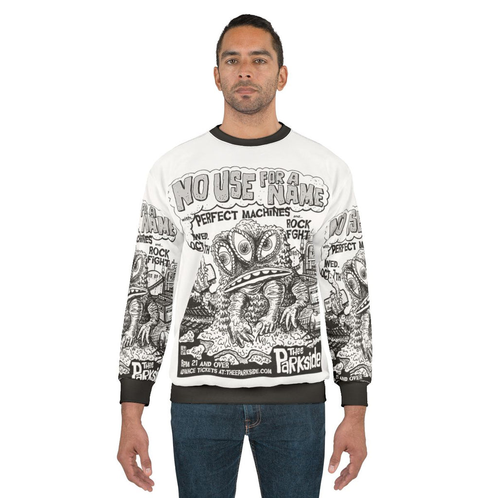 "No Use For A Name Punk Rock Band Sweatshirt with Band Logo"
