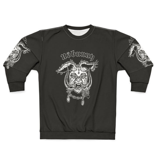 Nobunny Rock In Land Sweatshirt with ska rocksteady, dancehall funk, and england punk design
