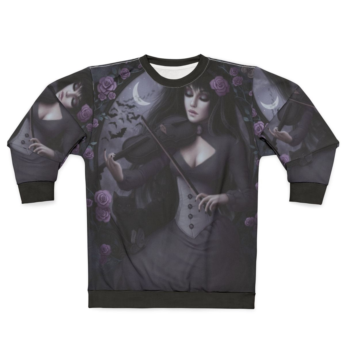 Nocturne gothic and romantic fantasy sweatshirt