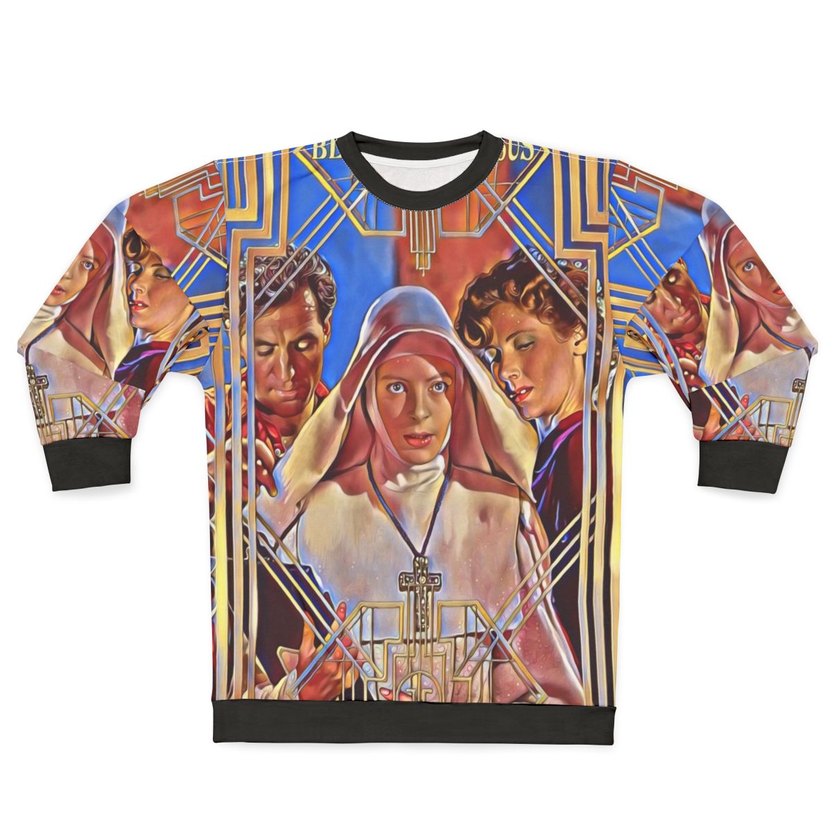Noir Narcissus Sweatshirt - Black Sweatshirt with Narcissus Movie Graphic