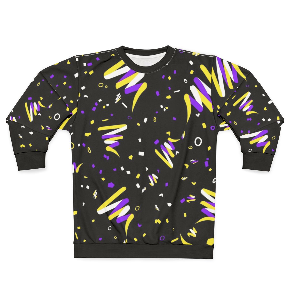 Nonbinary Pride Arcade Carpet Sweatshirt