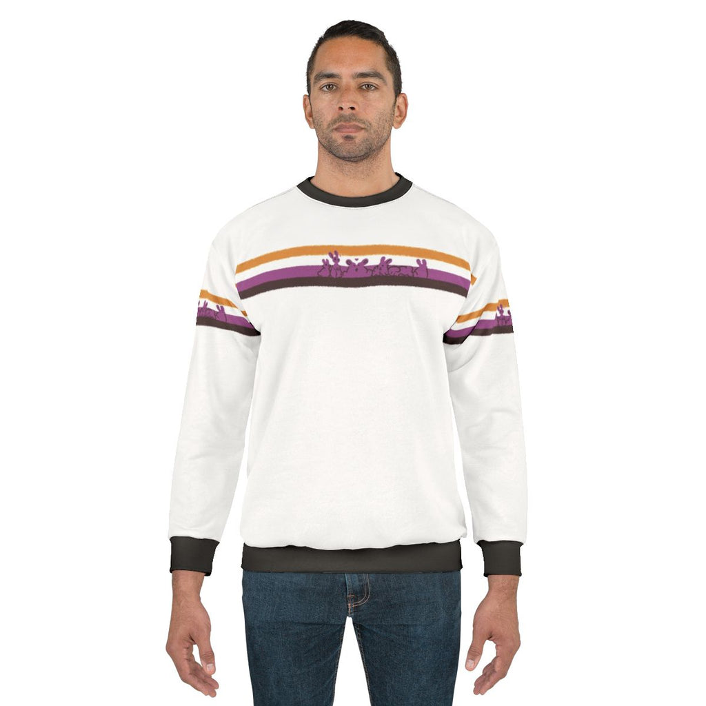 Nonbinary Pride Rabbit Sweatshirt