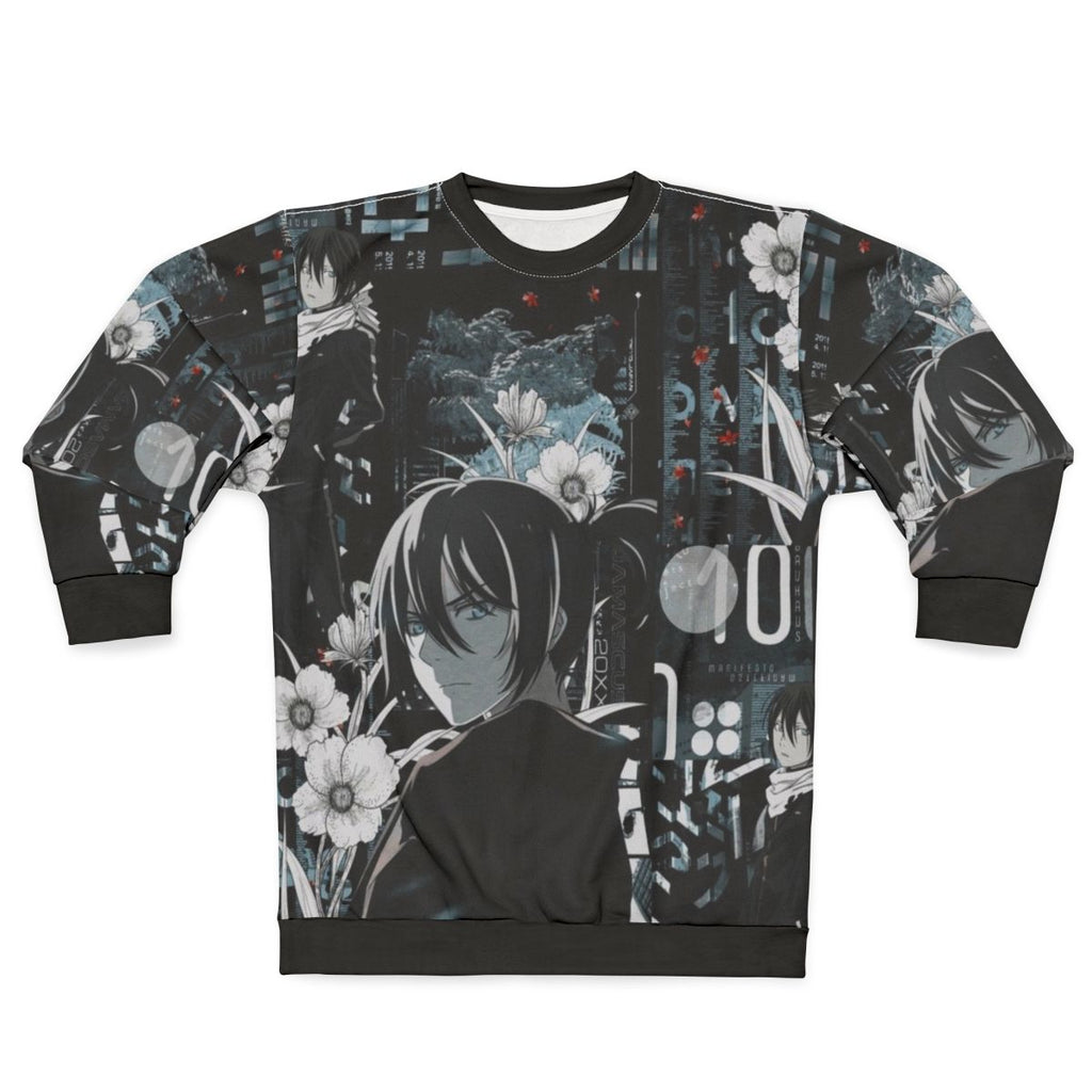 Noragami 5 anime sweatshirt with Yato, Yukine, and Hiyori design