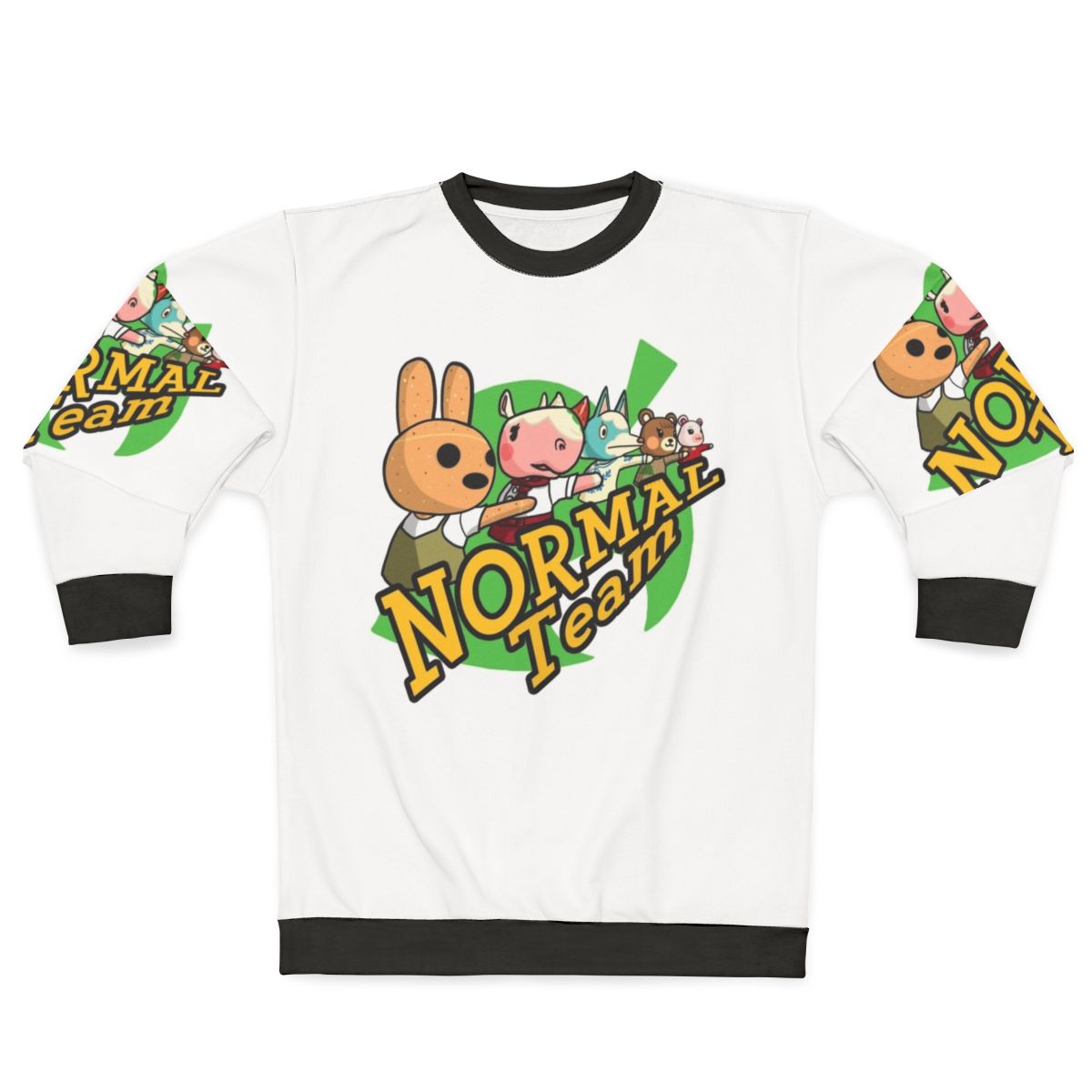 Animal Crossing Themed Sweatshirt with Cute Nintendo Villagers
