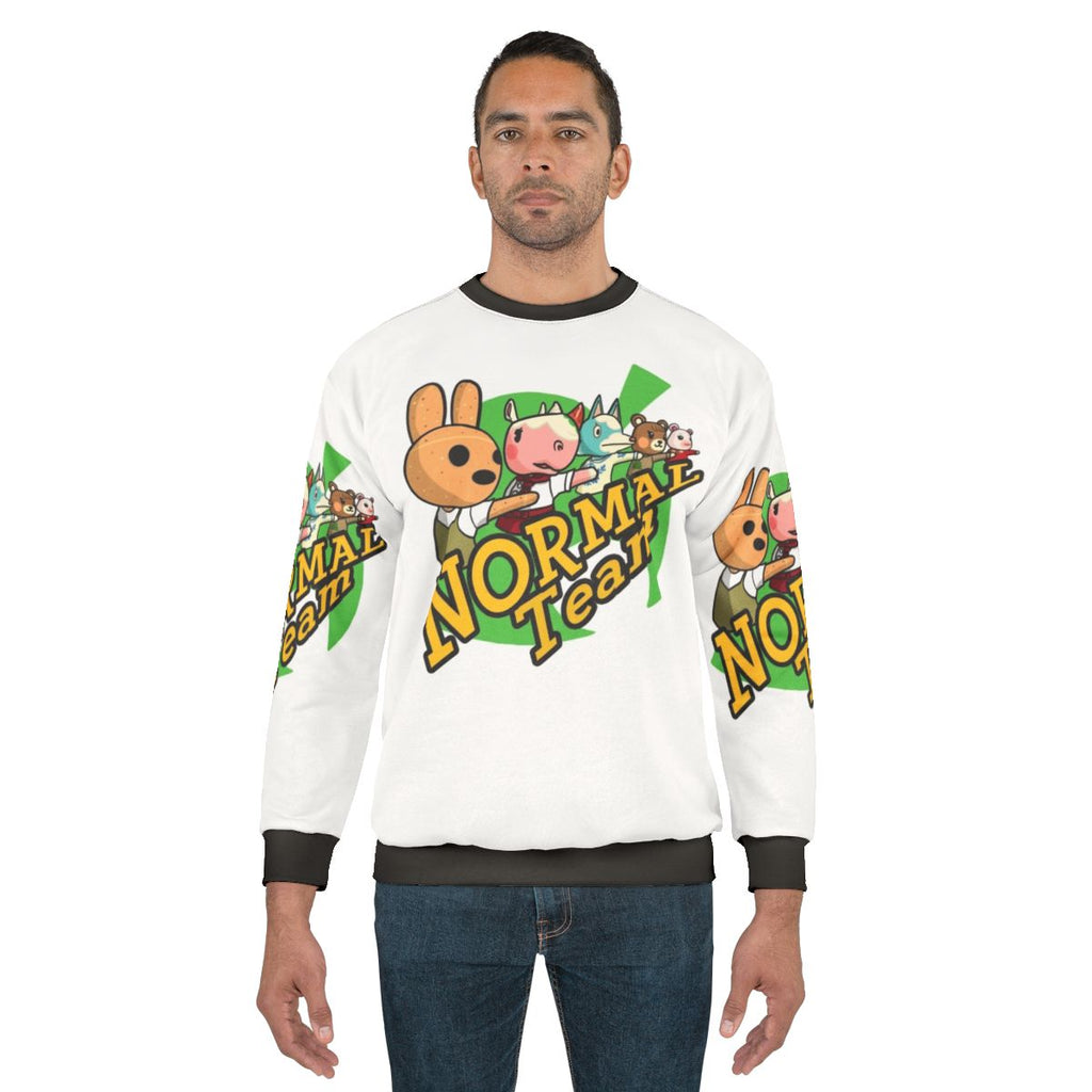 Animal Crossing Themed Sweatshirt with Cute Nintendo Villagers