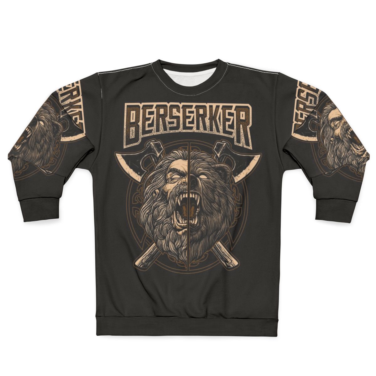 Norse Berserker Viking Pagan Bear Warrior Sweatshirt