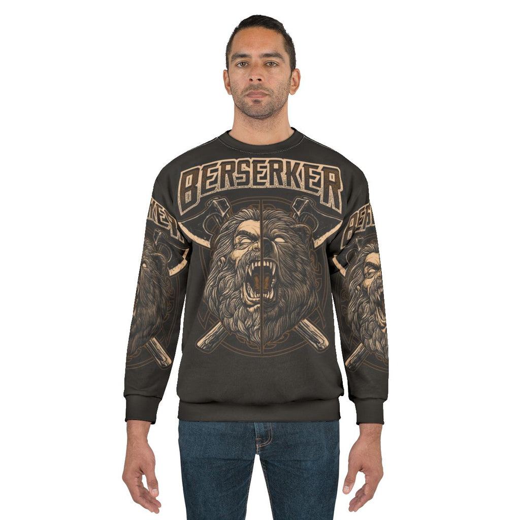 Norse Berserker Viking Pagan Bear Warrior Sweatshirt