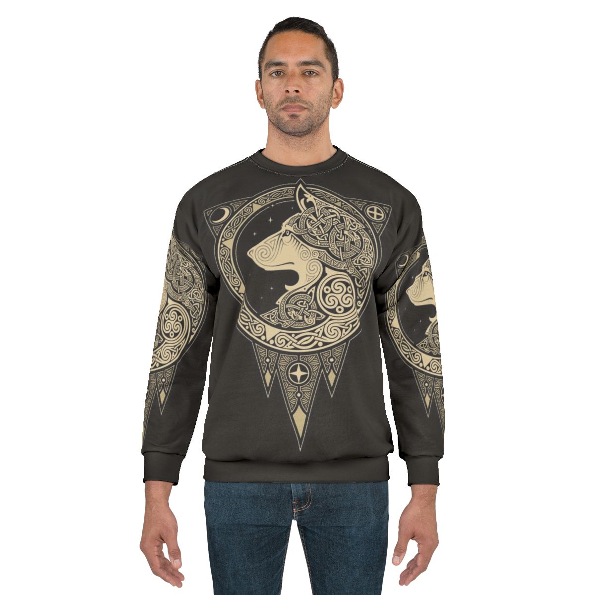 Norse Ulv Wolf Graphic Sweatshirt