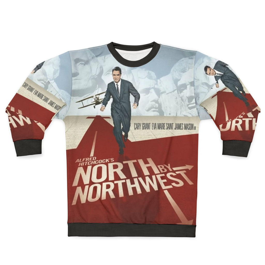 Vintage 1959 North By Northwest movie poster inspired sweatshirt