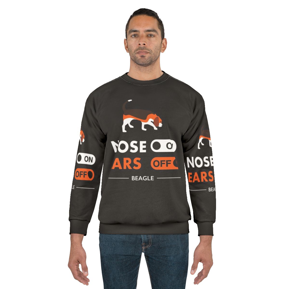 Nose On Ears Off Beagle Sweatshirt