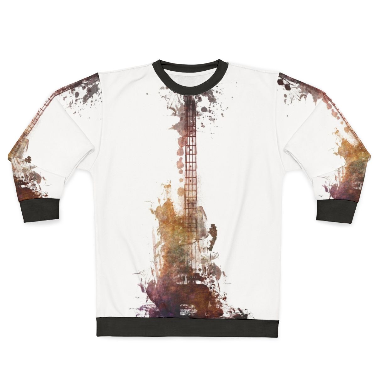 Nostalgy Guitar Watercolor Sweatshirt