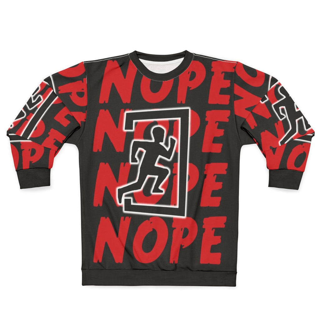 "Not Today" Sweatshirt with Dead by Daylight inspired design
