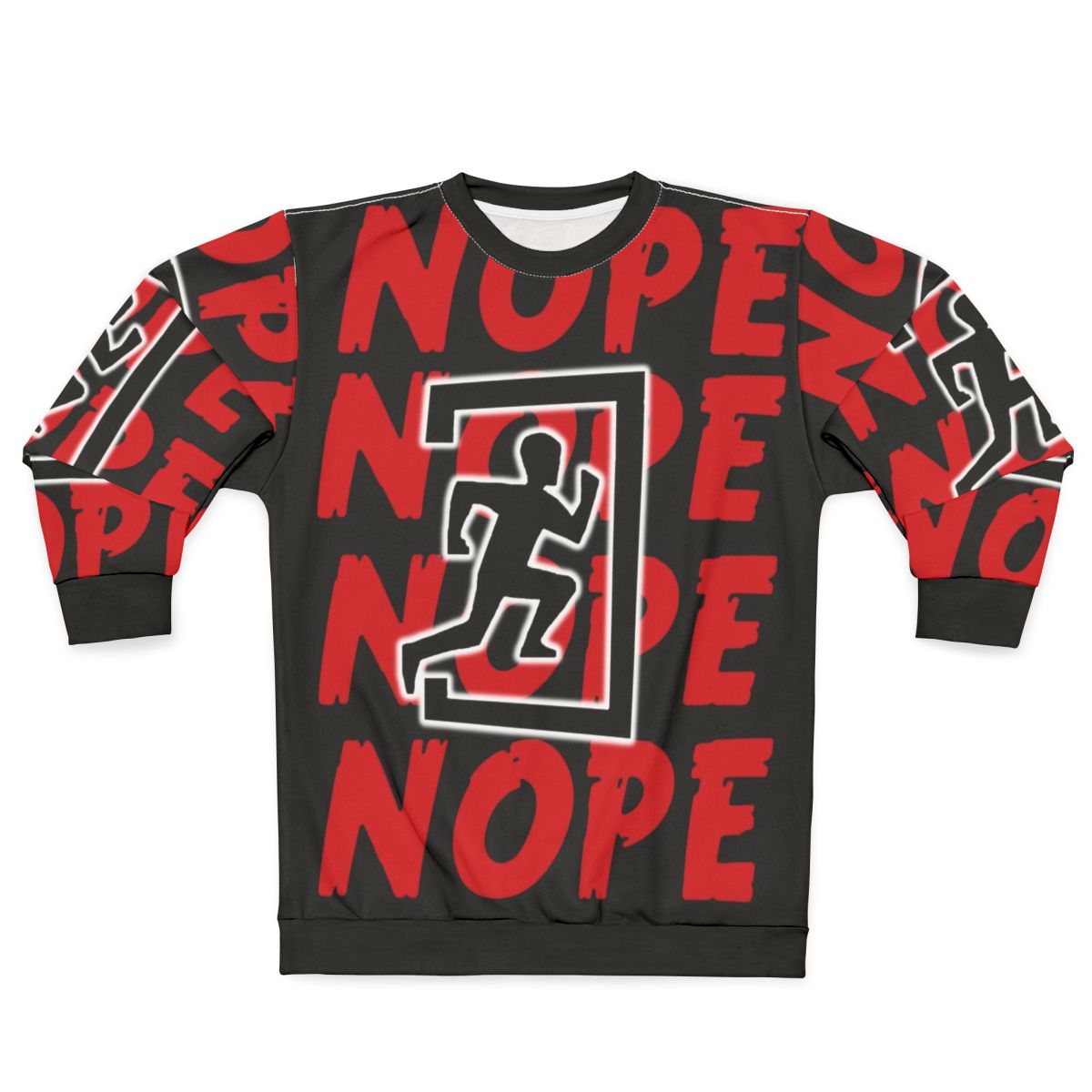 "Not Today" Sweatshirt with Dead by Daylight inspired design