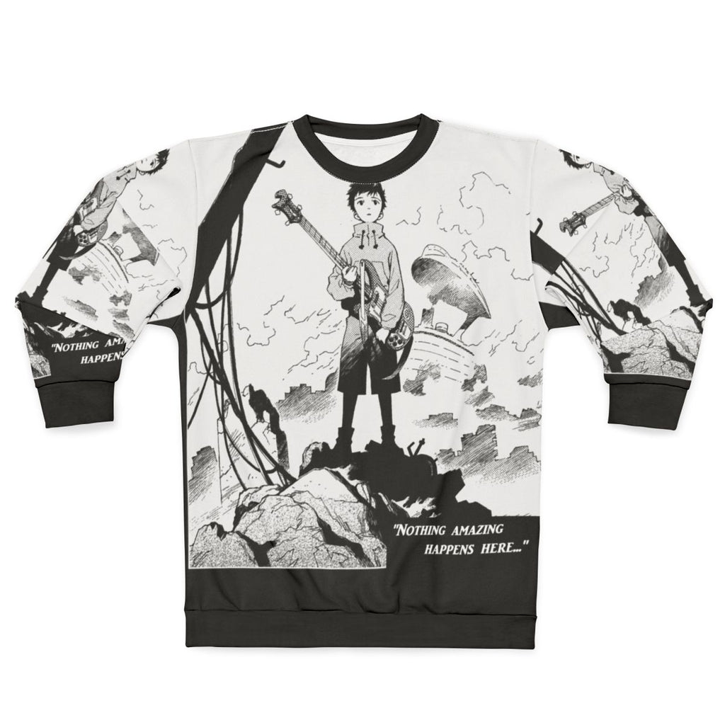 Nothing Amazing Happens Here Fooly Cooly Manga Anime Sweatshirt