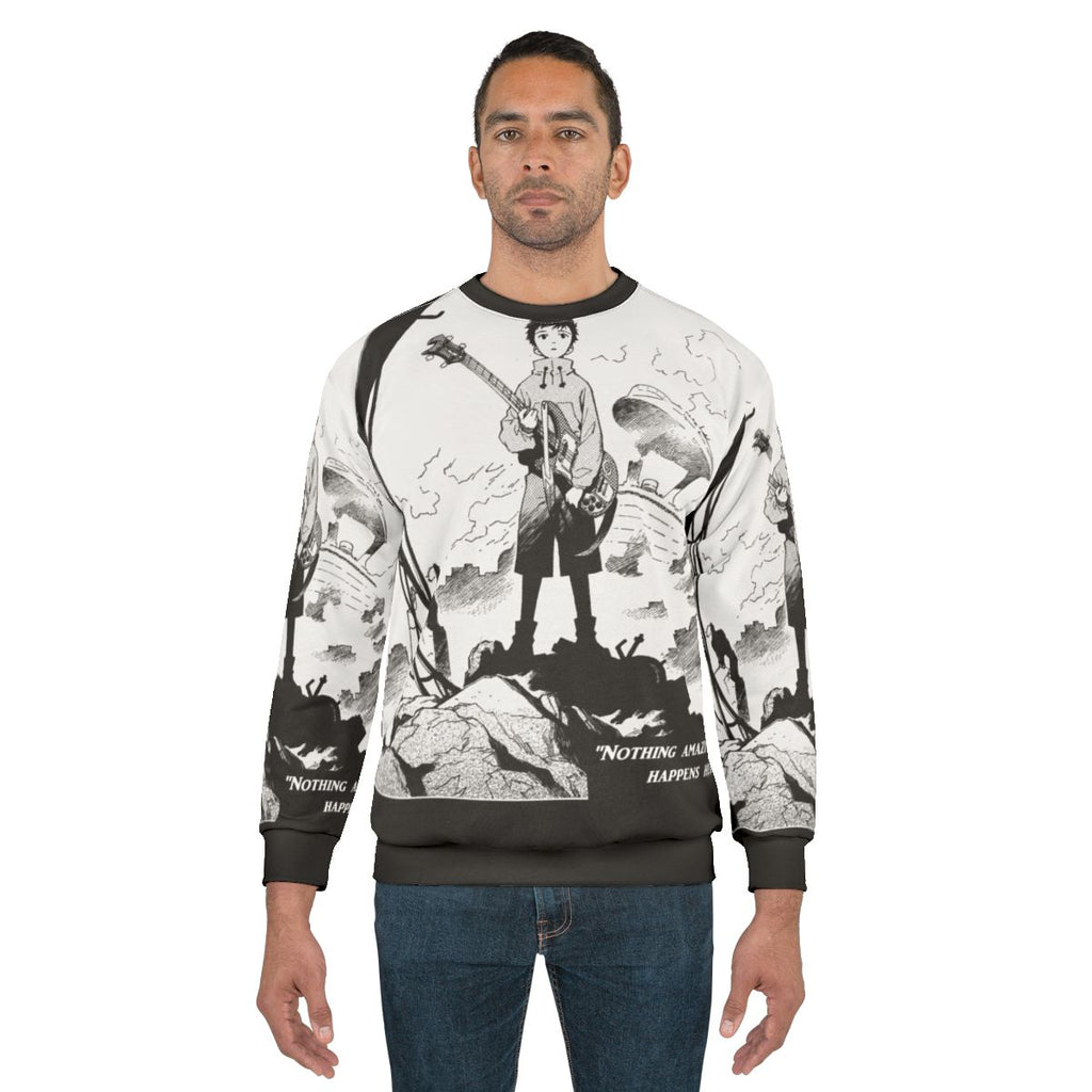 Nothing Amazing Happens Here Fooly Cooly Manga Anime Sweatshirt