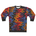Retro pattern basketball sweatshirt