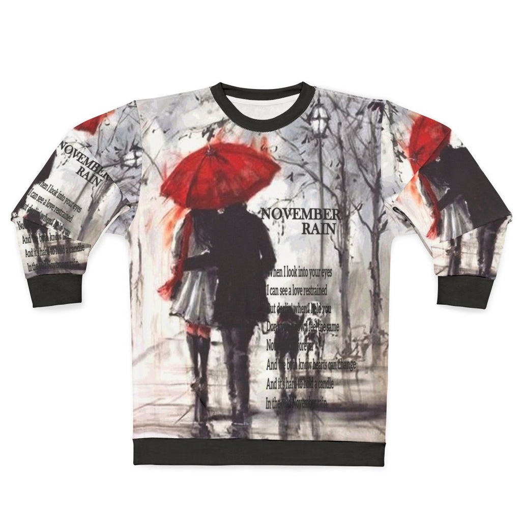 November Rain Graphic Sweatshirt