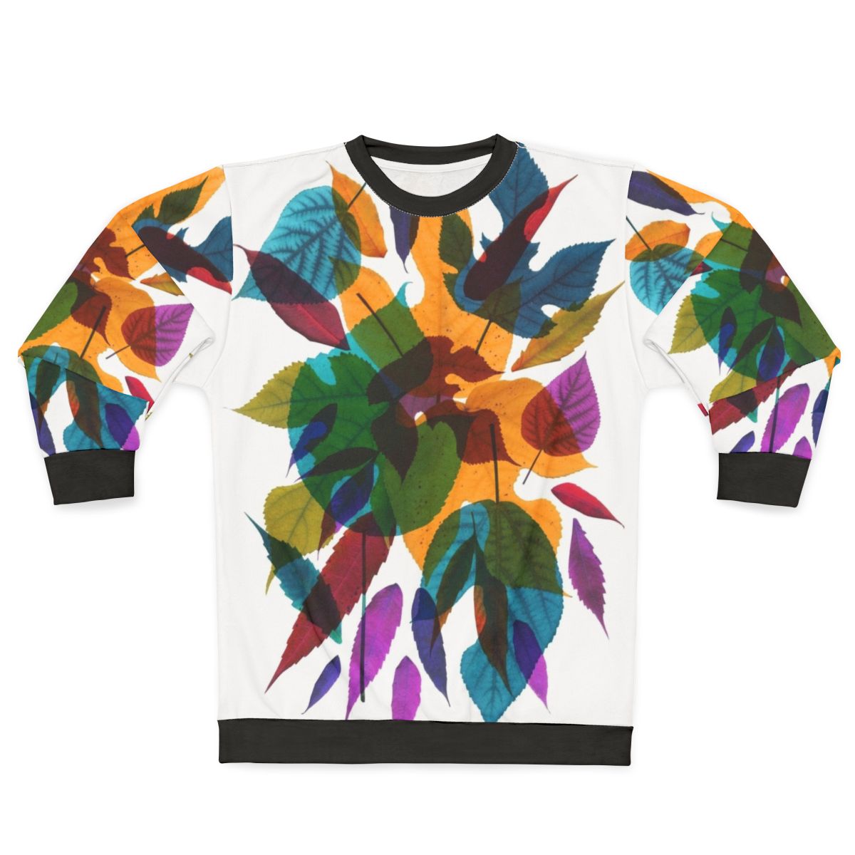Cozy November Sweatshirt with nature inspired organic design