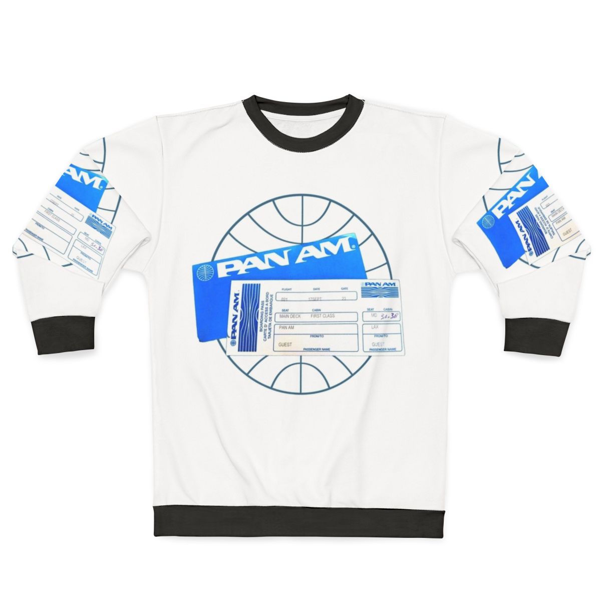 Pan Am Vintage Sweatshirt - Retro Airline Apparel