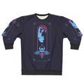 Satan sweatshirt with occult symbols and dark fashion design