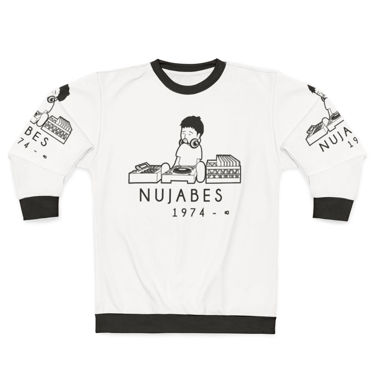 Nujabes 1974 Sweatshirt featuring Samurai Champloo and Chillhop Music Producer