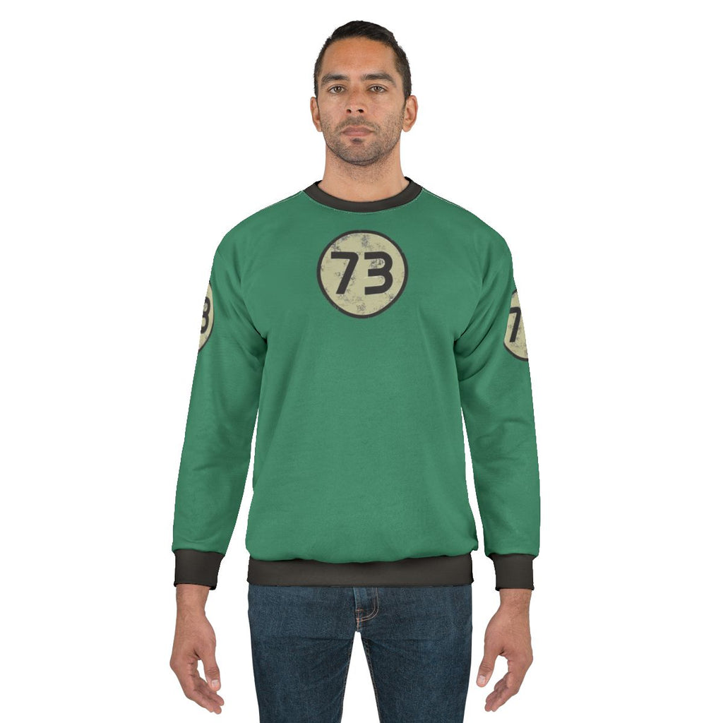 Sheldon's Number 73 Sweatshirt from The Big Bang Theory