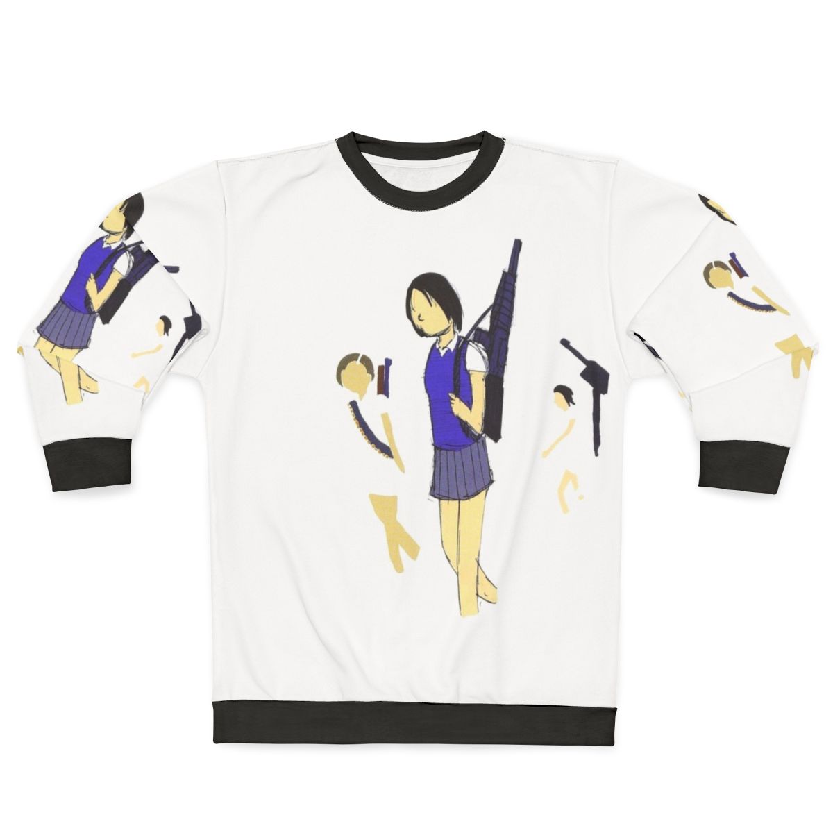 "Number Girl School Girl Distortional Addict Japanese Band Sweatshirt"