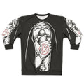 Satanic Nun Satan Sweatshirt with Pentagram and 666 Graphic