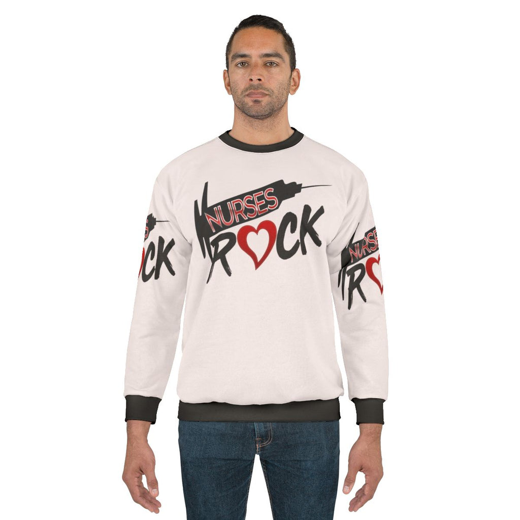 Nurses Rock Inspirational Sweatshirt