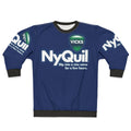 Nyquil Sweatshirt with Honest Slogans