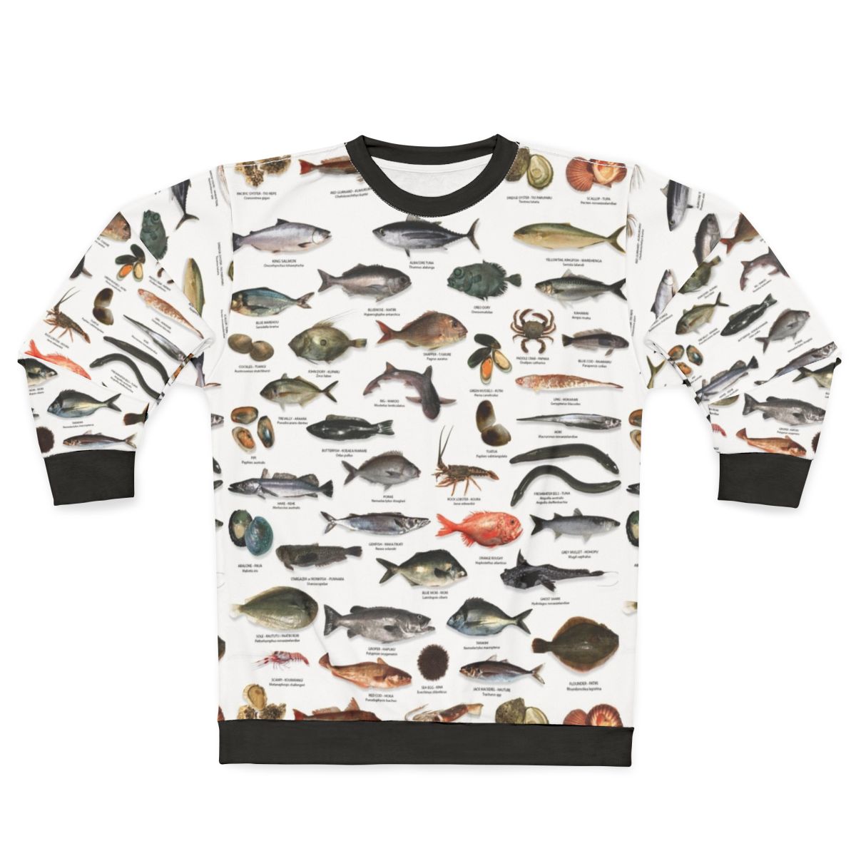 New Zealand Fish Species Sweatshirt