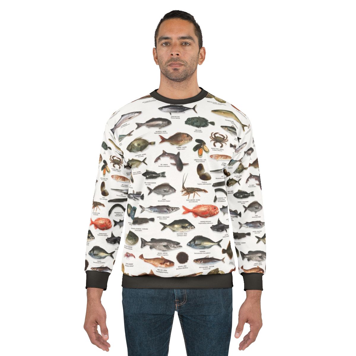 New Zealand Fish Species Sweatshirt
