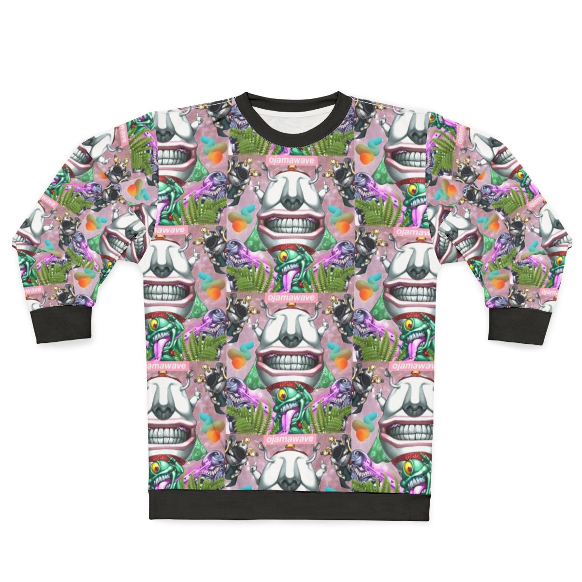 Yugioh Aesthetic Vaporwave Sad Ojama Sweatshirt