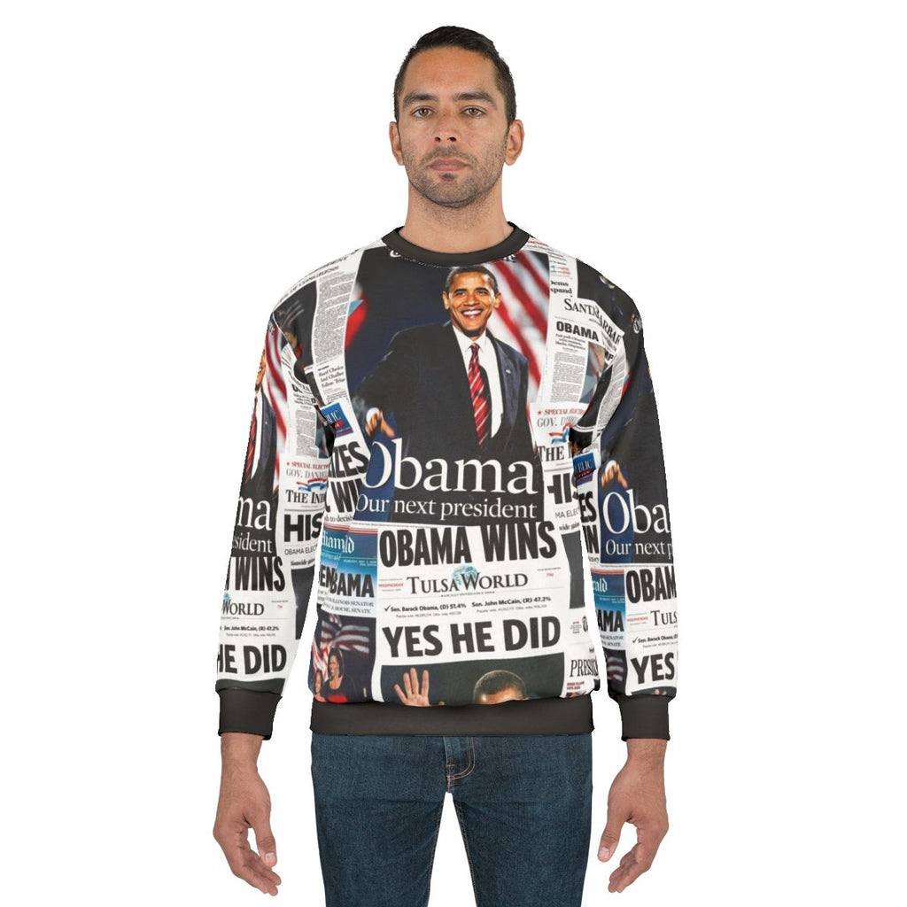 Obama 2008 Commemorative Historic Election Sweatshirt