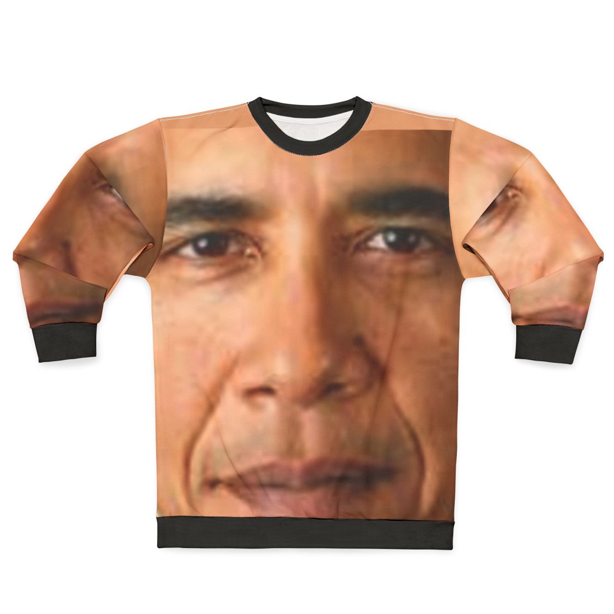 Trendy Obama Face Sweatshirt