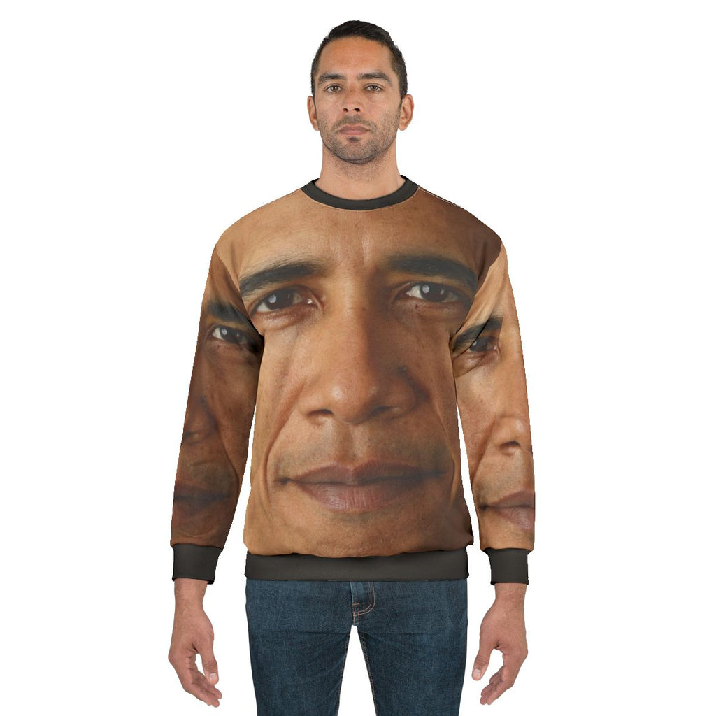 Barack Obama Face Sweatshirt