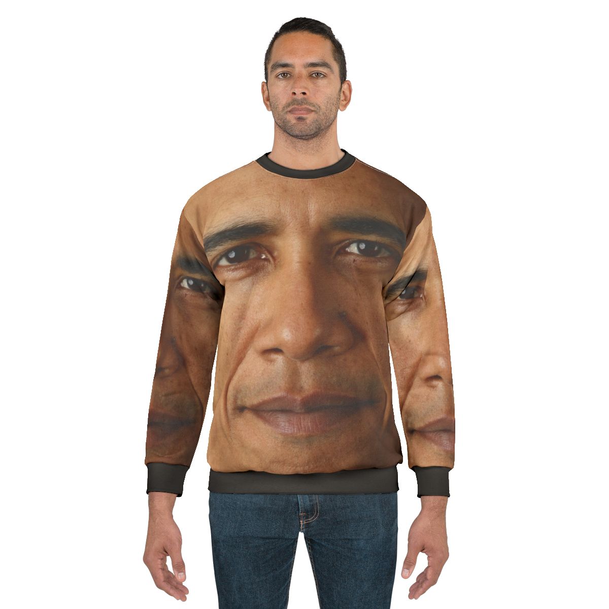 Barack Obama Face Sweatshirt