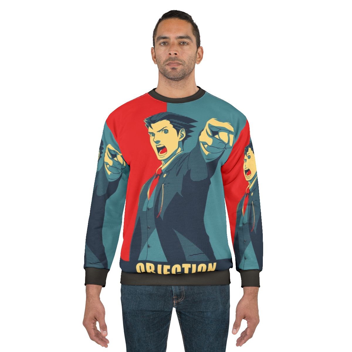 Phoenix Wright Ace Attorney Objection Sweatshirt