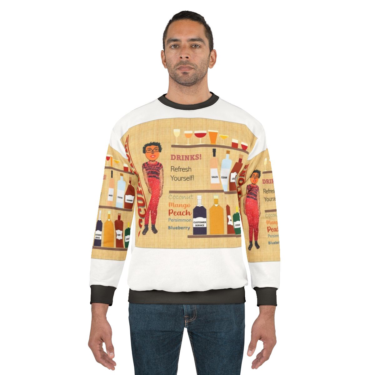 Inspirational occupations and beverages sweatshirt