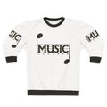 Music Teacher Sweatshirt with Musical Notes and Symbols
