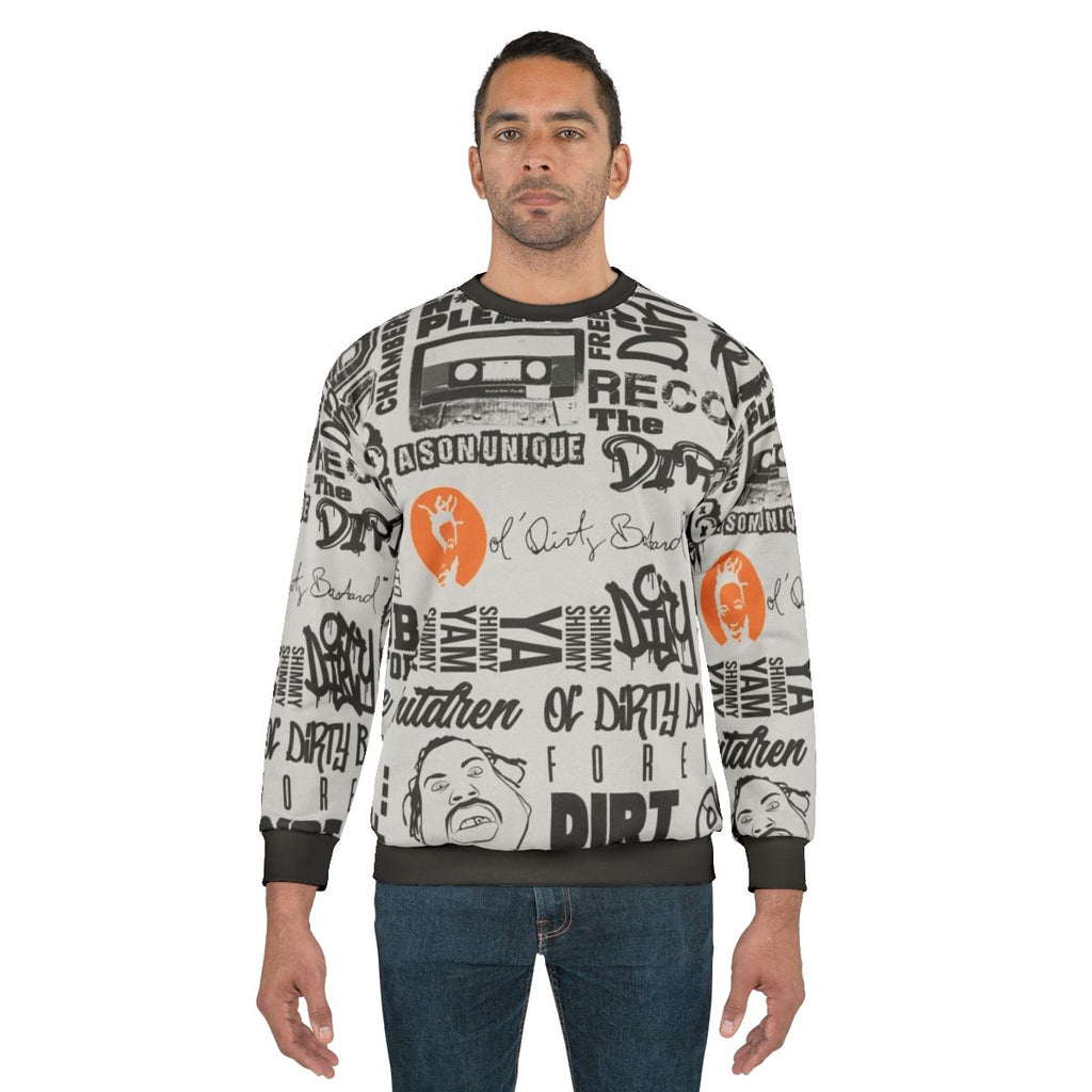 ODB Word Cloud Quotes Sweatshirt for Hip Hop and Rap Music Enthusiasts