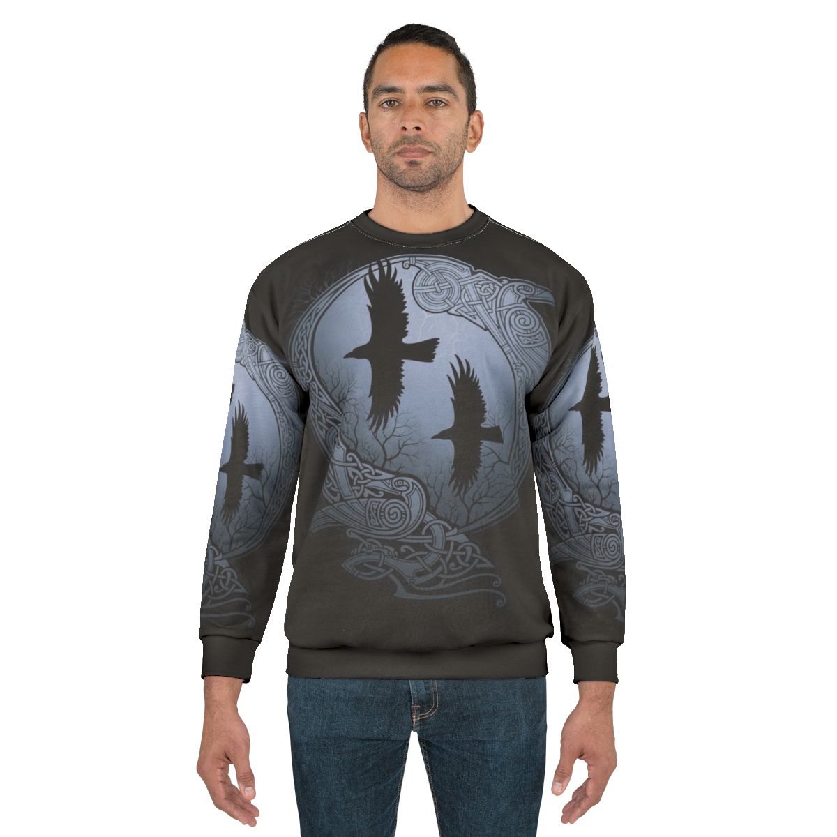 Odin's Ravens Sweatshirt - Norse Mythology Inspired Apparel