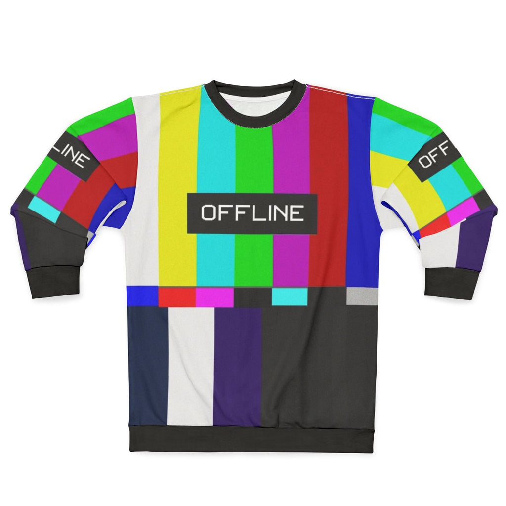 Offline Analog Sweatshirt featuring vintage tech and retro vibes
