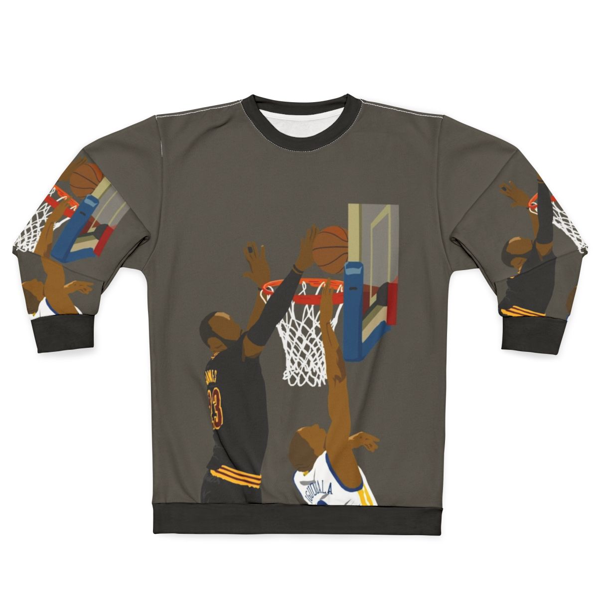 Blocked By James Basketball Sweatshirt