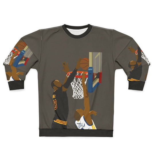 Blocked By James Basketball Sweatshirt