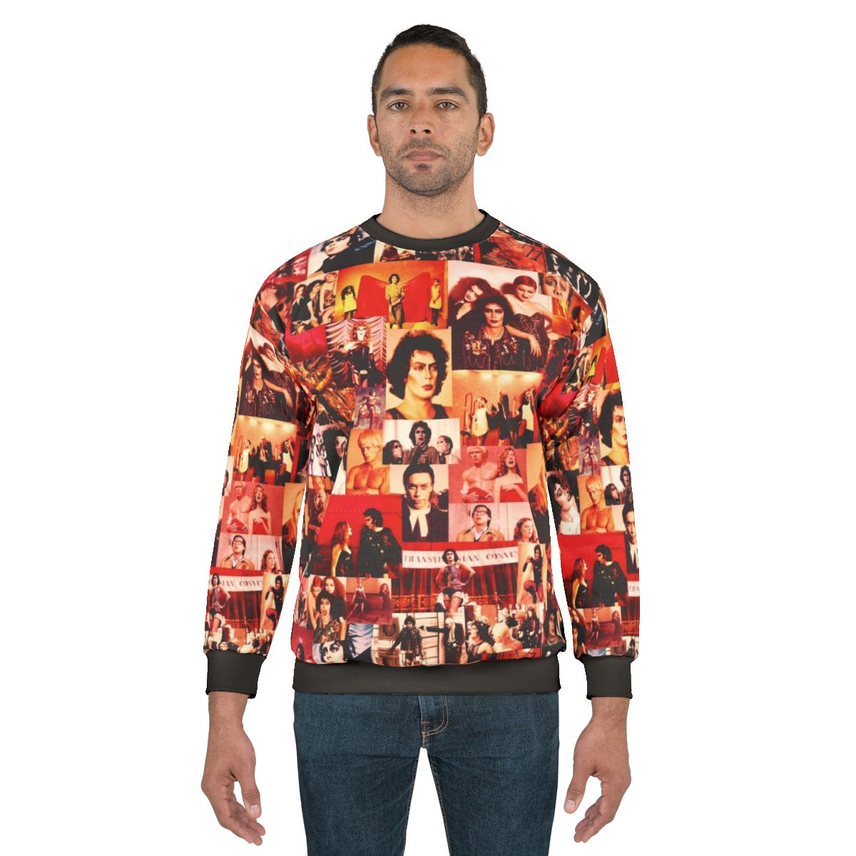 Rocky Horror Show Sweatshirt with Collage Design