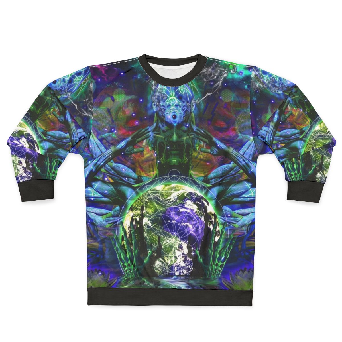 Psychedelic Trippy Geometric Sweatshirt