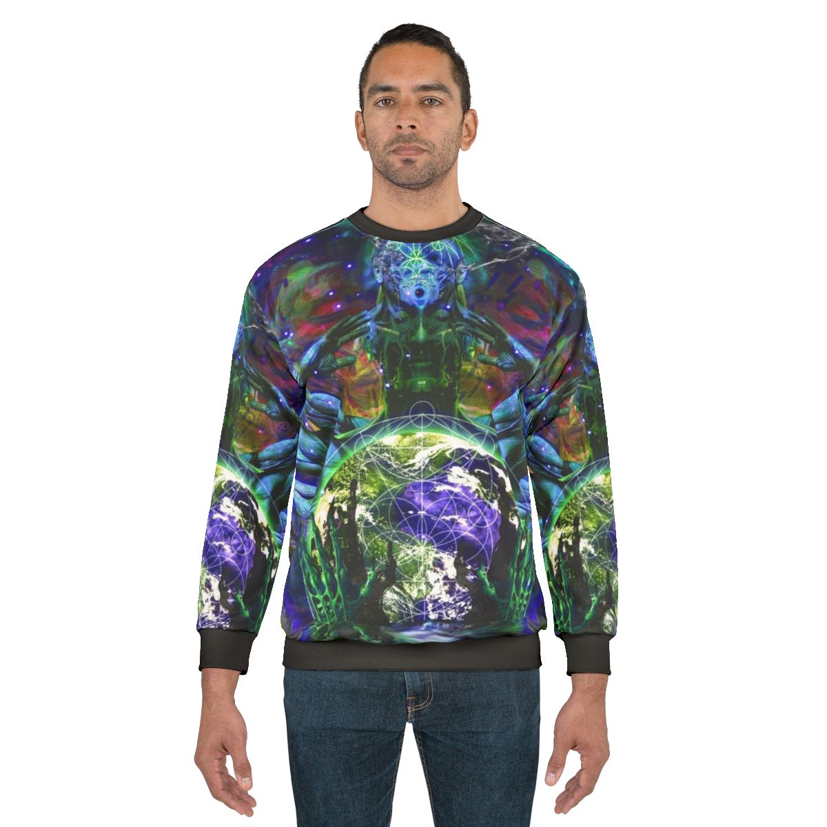 Psychedelic Trippy Geometric Sweatshirt